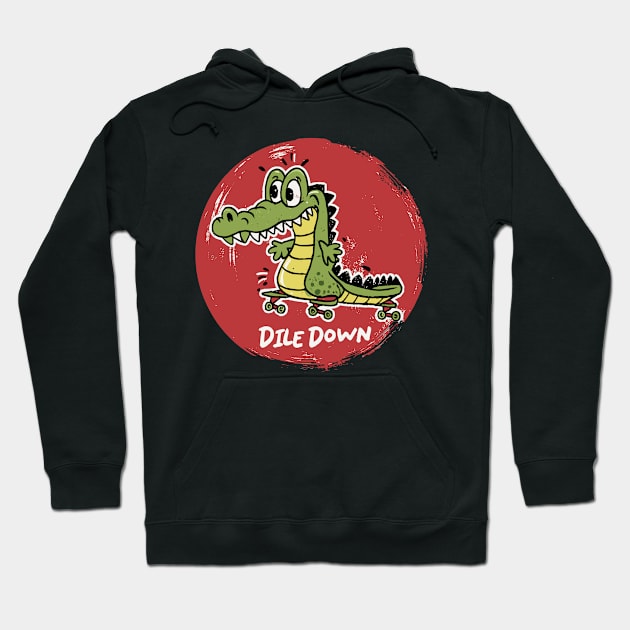 Dile Down Hoodie by OldSchoolRetro